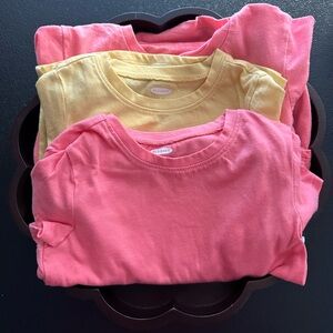 Toddler Girls Size 5T Clothing ~ Shirts & Shorts Outfits ~ 3 Sets 6 Pieces